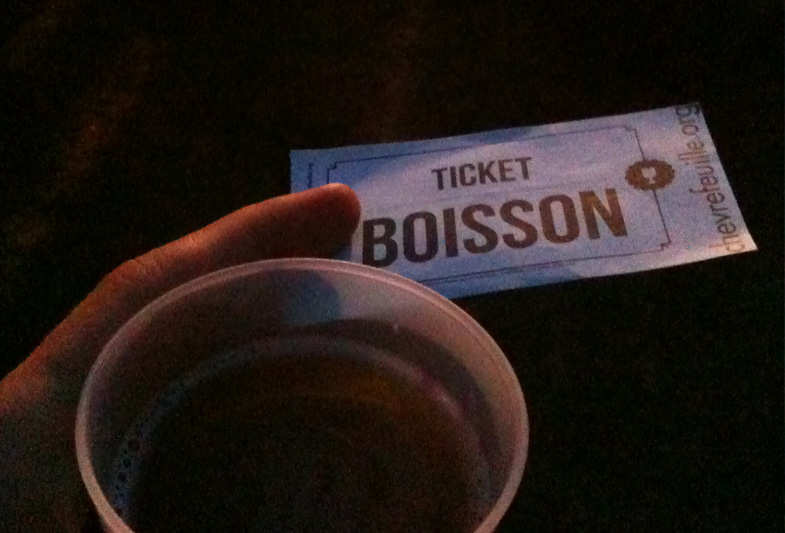 ticket boisson